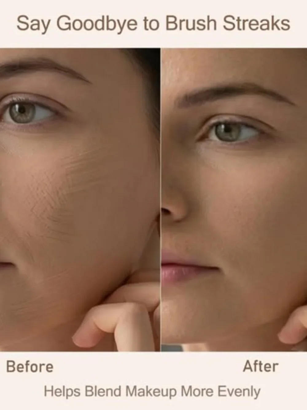 Vibrating Foundation & Blush Brush